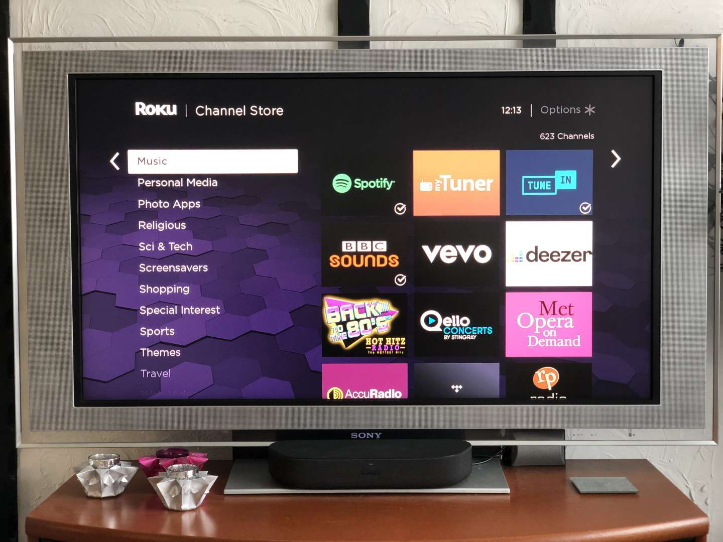 The Roku channel store gives access to unusual channels and firm favourites